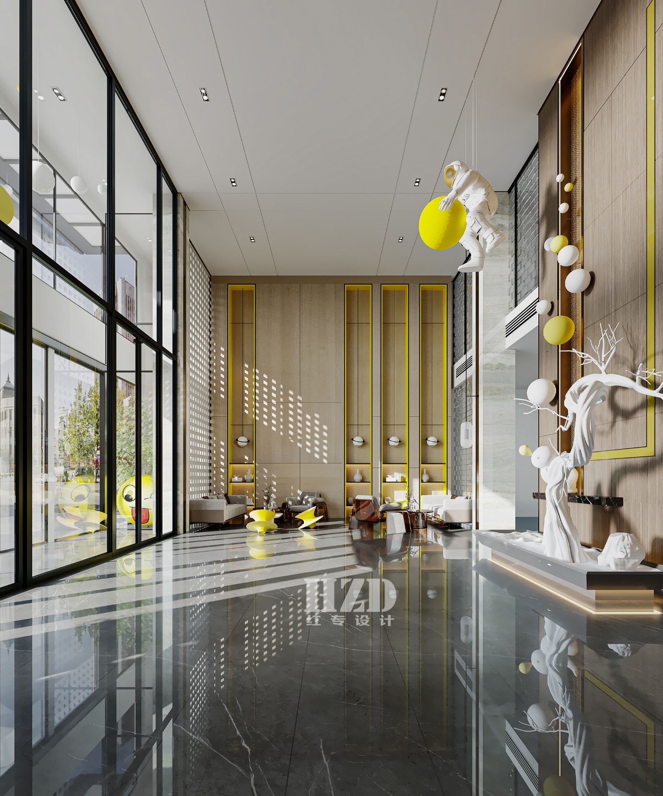 粉色网站视频入口设计